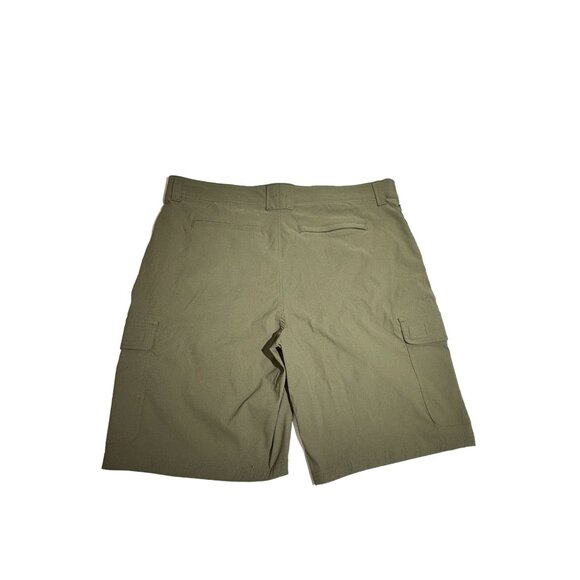 Orvis Cargo Shorts Men's Size 40 Khaki Stretch Breathable Comfort Hidden Pocket - Picture 7 of 9